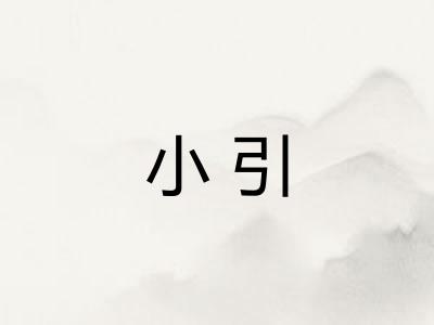 小引