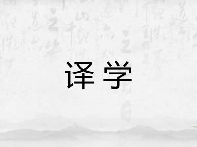 译学