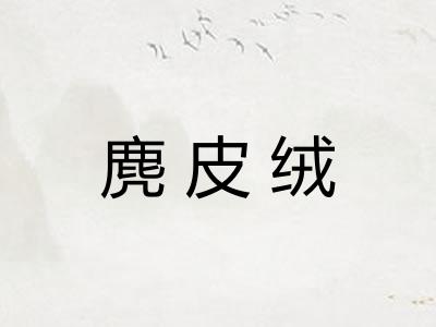 麂皮绒