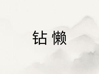 钻懒