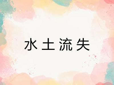 水土流失