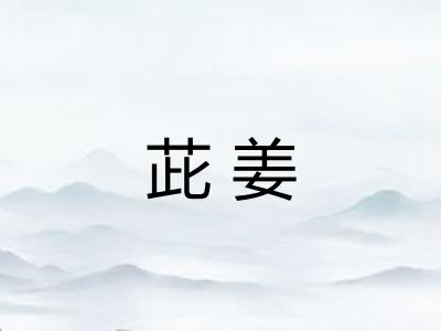 茈姜