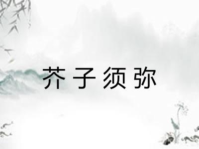 芥子须弥