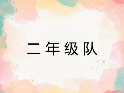 二年级队