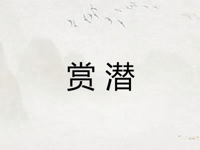 赏潜