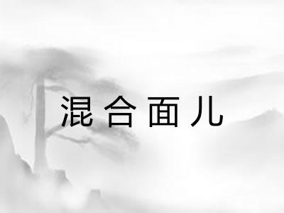 混合面儿
