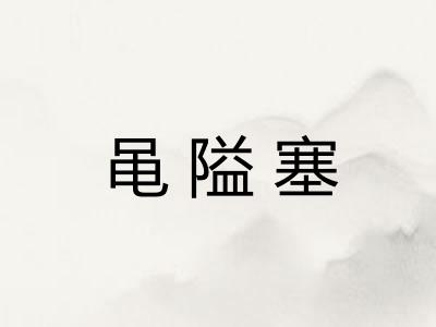 黾隘塞