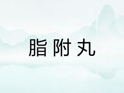 脂附丸