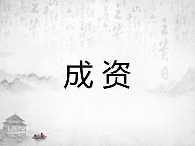 成资