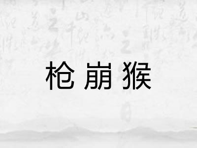 枪崩猴