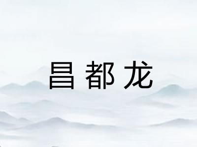 昌都龙