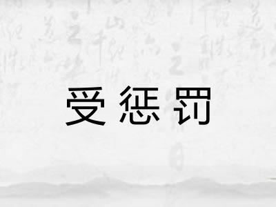 受惩罚