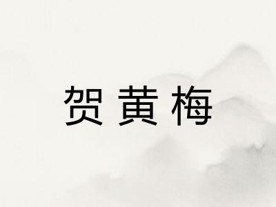 贺黄梅