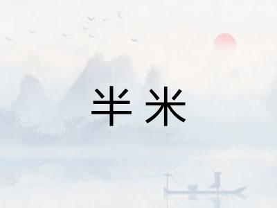 半米