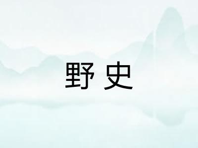 野史