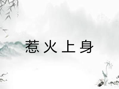 惹火上身