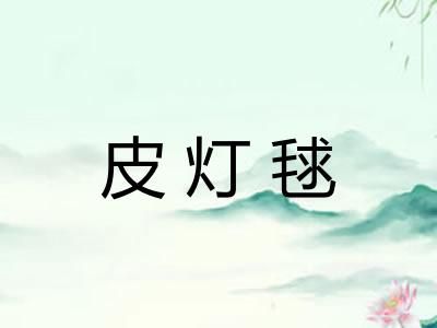 皮灯毬