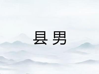 县男