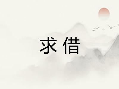 求借