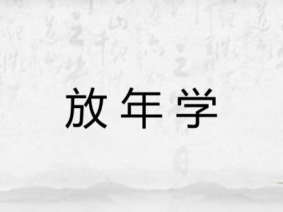 放年学