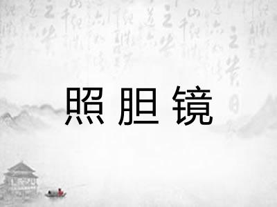 照胆镜