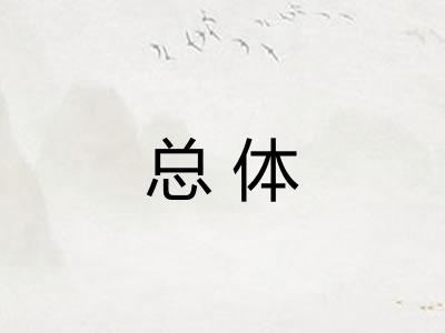 总体