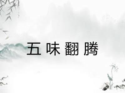 五味翻腾