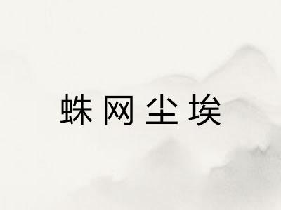 蛛网尘埃