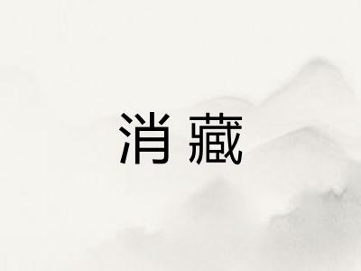 消藏