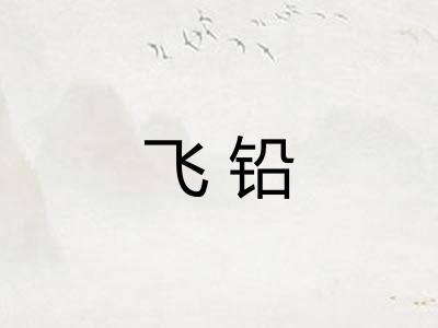飞铅