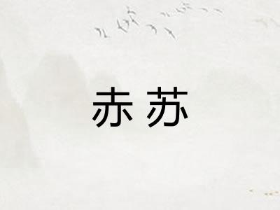赤苏