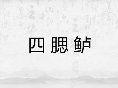 四腮鲈