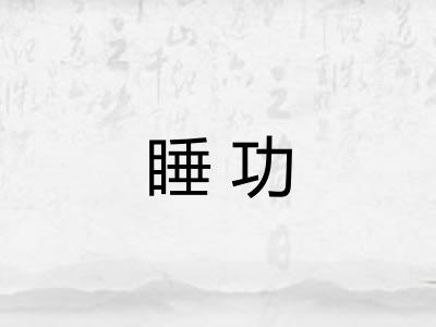 睡功