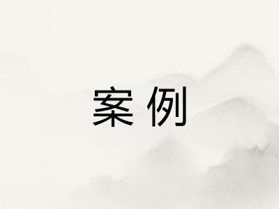 案例