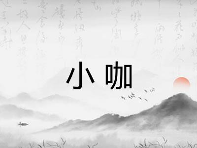 小咖