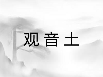 观音土
