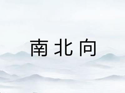 南北向
