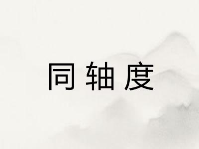 同轴度