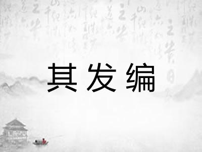 其发编