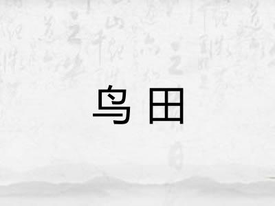 鸟田