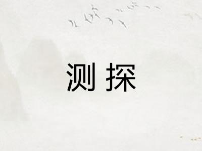 测探