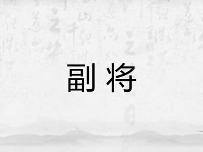 副将