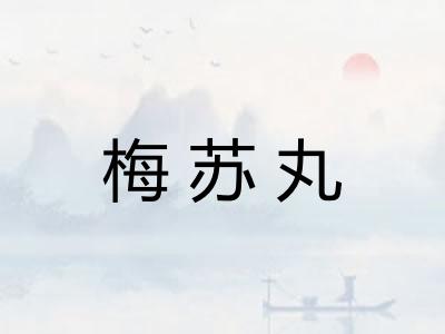 梅苏丸
