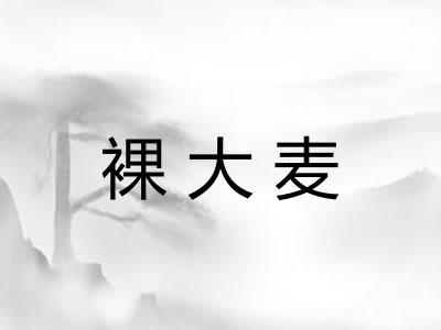 裸大麦