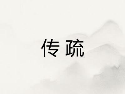 传疏
