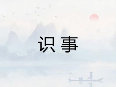 识事