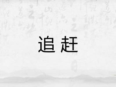 追赶
