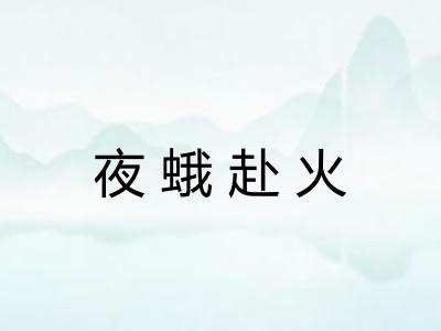 夜蛾赴火