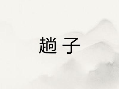 趟子