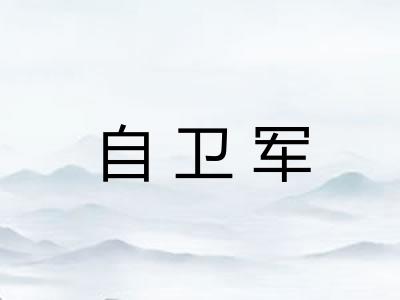 自卫军